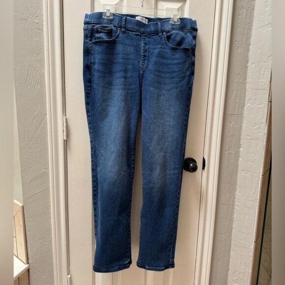 Lane Bryant 14 Tighter Tummy Pull-On High-Rise Straight Jean - Picture 1 of 9